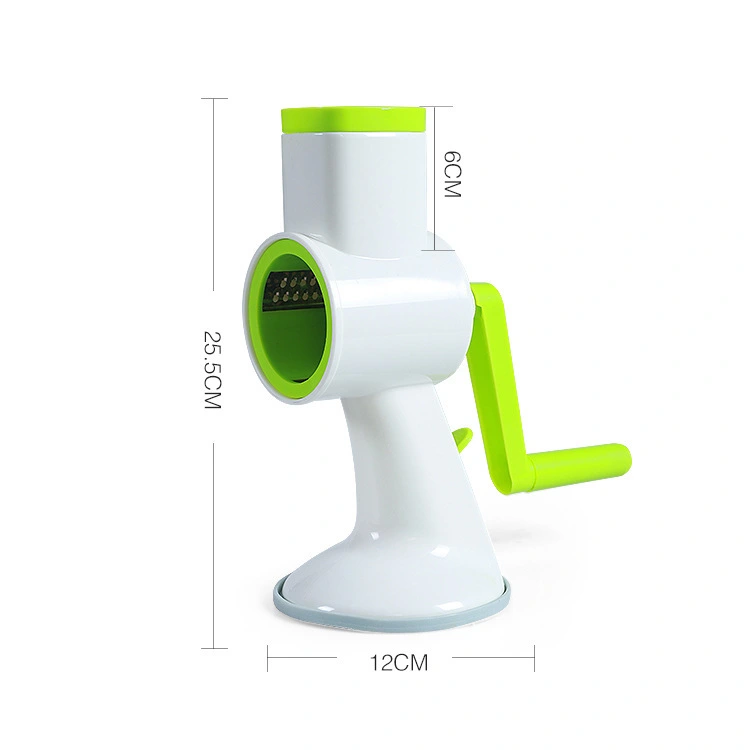 Wholesale Rotary Handheld Vegetable Slicer Cheese Grater Food Chopper Rotary Vegetable Cutter 6