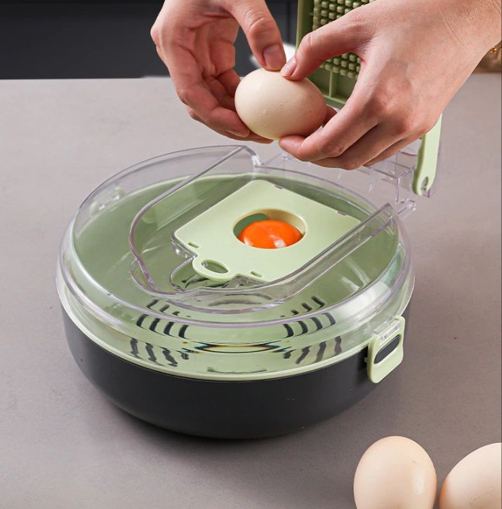 Hot Selling Kitchen Multi Manual Mandoline Fruit Vegetable Cutter Onion Dicer Veggie Slicer Vegetable Chopper 12